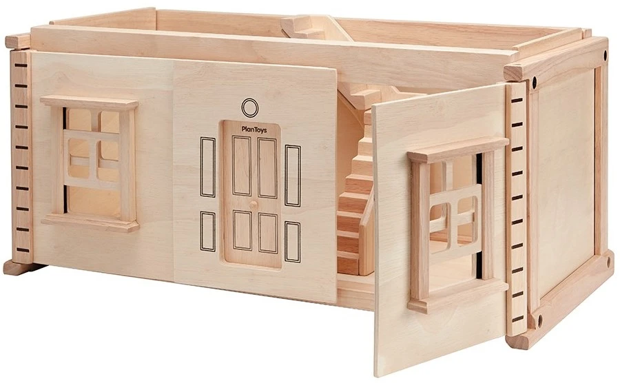 Djeco PlanToys Holzspielzeug Viktorianisches Puppenhaus Kellergeschoss – Bild 5