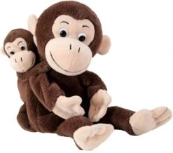 Beleduc 40440 - Mutter & Kind Handpuppe Cheeta & Bibi, Bewährt Im Kindergarten