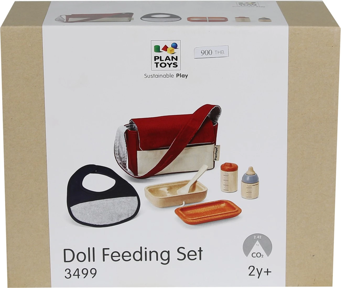 Plan Toys PlanToys Holzspielzeug Puppenfütterungs-Set – Bild 4