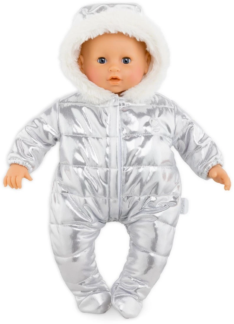 Corolle 160070 Mon Grand Poupon Schneeanzug/für Alle 42cm Babypuppen/Für Kinder Ab 2 Jahren Geeignet, Grau – Bild 2