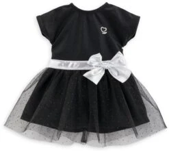 Corolle 211310 Robe De Soirée Pour Poupée Ma Puppenkleidung, Schwarz
