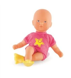 Corolle FBN04 9000120050 - Mon Premier Poupon Corolle / Mini Badepuppe, Pink / Französische Puppe Mit Charme Und Vanilleduft