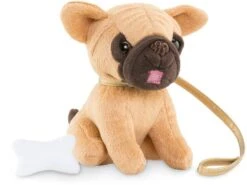 COROLLE MC ENSEMBLE CHIEN, LAISSE ET OS