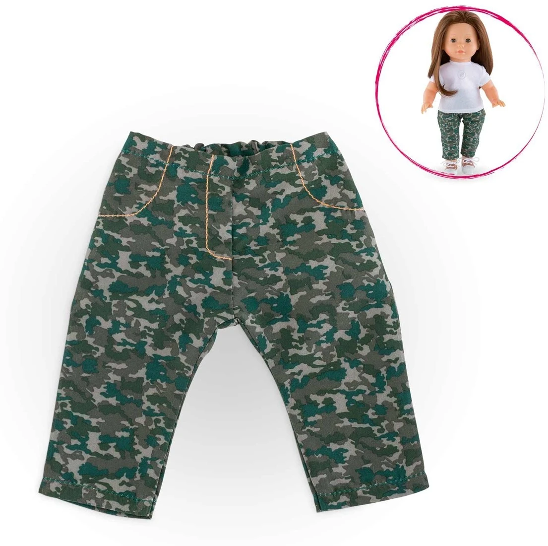 Corolle Poppenkleding Mc Pants Khaki FCB99 – Bild 3