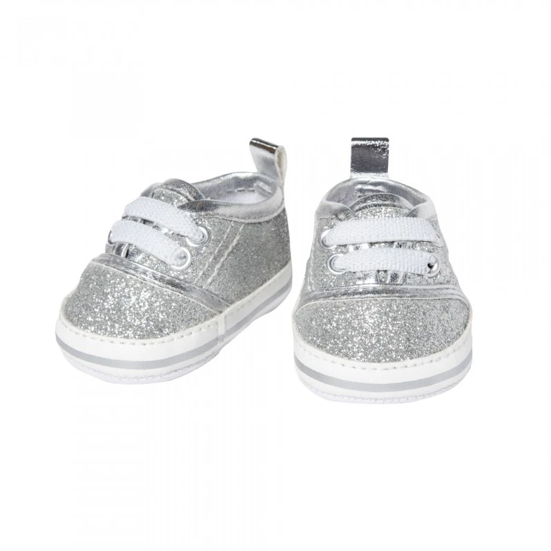 Glitter Sneakers Zilver (38-45cm)