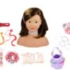 Götz 1192053 Haarwerk Mit Braunen Haaren Und Braunen Augen - 28 Cm Hoher Frisierkopf- Und Schminkkopf In 58-teiligen Set - Geeignet Für Mädchen Ab 3 Jahren