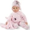 Götz 1661045 Cookie Ladies & Spots Puppe - 48 Cm Große Babypuppe Mit Blauen Schlafaugen, Ohne Haare, Einem Weichkörper - 7-teiliges Set
