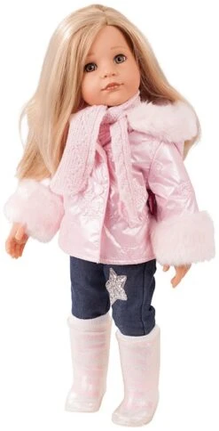 Götz 1959093 Hannah All Year Round Puppe - 50 Cm Große Stehpuppe, Blonde Haare, Steingraue Augen - 16-teiliges Set