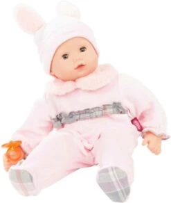 Götz 2127902 Maxy Muffin Pastellino Puppe - 42 Cm Große Babypuppe Mit Blauen Schlafaugen, Ohne Haare Und Weichkörper - Weichkörperpuppe In 4-teiligen Set