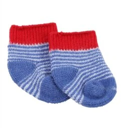 Götz 3402531 Puppensocken, Design Maritim Blue, Puppenkleidung Geeignet Für Alle Puppen 30 - 50 Cm
