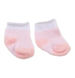 Götz 3402532 Puppensocken, Design Stripy Pink, Puppenkleidung Geeignet Für Alle Puppen 30 - 50 Cm