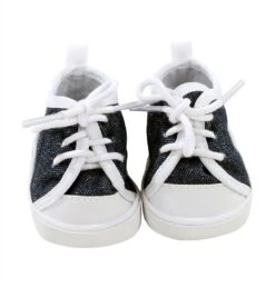 Götz 3402544 Sneaker Denim Puppenschuhe - Puppenkleidung & Puppenzubehör Für Babypuppen Gr. M Von 42 - 46 Cm Und Stehpuppen Gr. XL Von 45 - 50 Cm