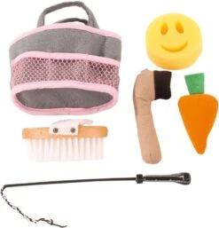 Götz 3402637 Black Beauty Pferdepflege-Set Für Plüschpferde - 6-teiliges Pflegeset Für Puppen- Und Spielpferde