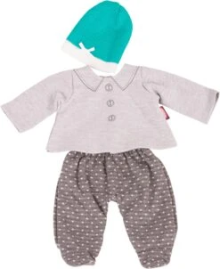 Götz 3402839 Babykombi Stylish Spots Gr. S - 3-teiliges Bekleidungsset Für Babypuppen Mit Einer Größe Von 30 - 33 Cm - Bestehend Aus Mütze, Oberteil, Hose