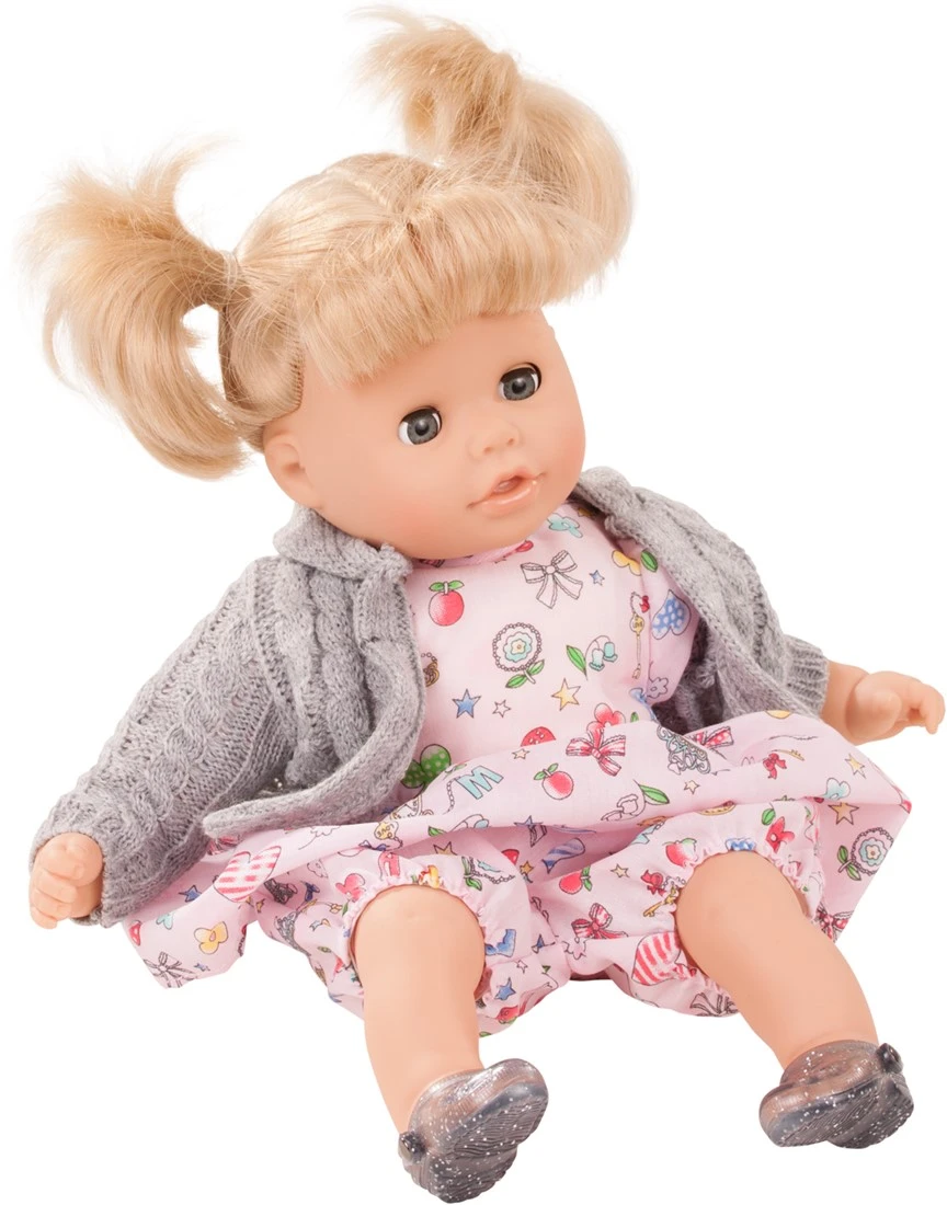 Götz 3402922 Kombination Villa Kunterbunt - Puppenbekleidung Gr. S - 4-teiliges Bekleidungs- Und Zubehörset Für Babypuppen Von 30 - 33 Cm – Bild 2