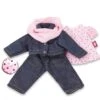 Götz Boutique Puppen Jeans Und Blumen Set - Step-up 45-50 Cm