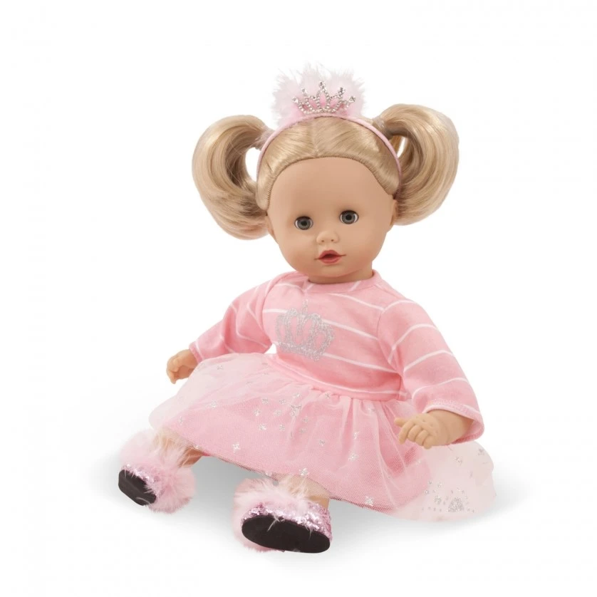 Götz Boutique Puppenkleid Set Kleine Prinzessin 3-teilig - Babypuppe 30-33 Cm – Bild 3