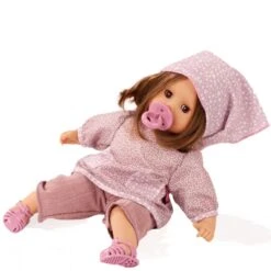 Götz Muffin Babypop Soft Mood Braunes Haar 7-teilig - 33 Cm