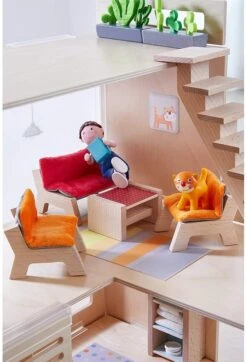 Haba Little Friends – Puppenhaus-Möbel Wohnzimmer