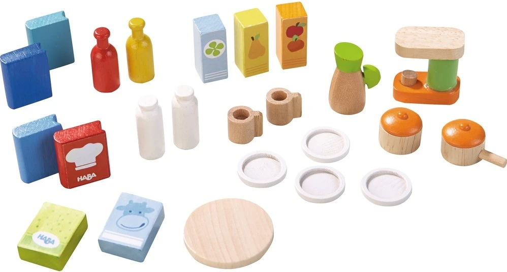 Haba Little Friends – Puppenhaus-Zubehör Küche