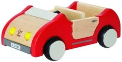 Hape Puppenhaus Familienauto |Holzpuppenhaus Autospielzeug, Schiebeauto Ausstattung Für Puppenhaus Möbelset