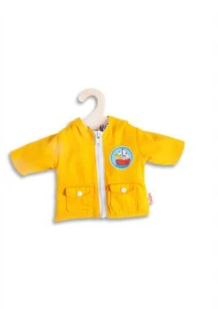 Heless 1525 - Wendeanorak Mit Kapuze Für Puppen Im Design Maritim, Größe 28 - 35 Cm, Schützt Vor Wind Und Wetter