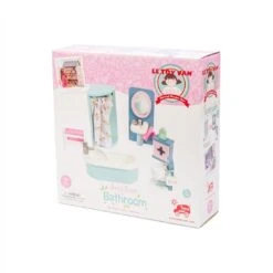 Le Toy Van – Daisylane Badezimmer Aus Holz | Zubehörset Für Puppenhäuser | Puppenhaus-Möbelsets – Geeignet Für Kinder Ab 3 Jahren, ME060