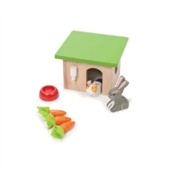 Le Toy Van – Daisylane Häschen & Meerschweinchen-Zubehörset Aus Holz Für Puppenhäuser | Puppenhaus-Möbelsets – Geeignet Für Kinder Ab 3 Jahren, ME045