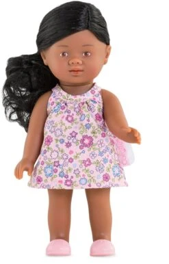 Les Trendies Corolle Mini Corolline Rosaly / Vollvinylpuppe Mit Langem Haar Und Blumenkleid In Geschenkbox / Vanilleduft / 20cm