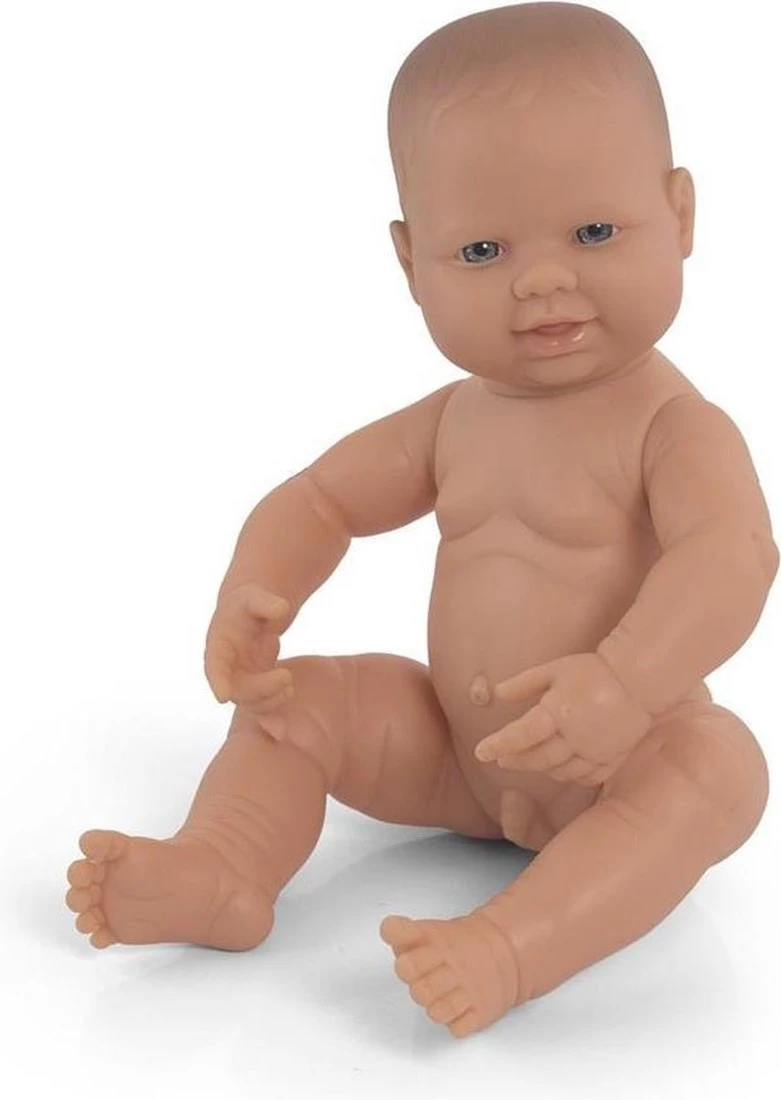 Miniland Baby Doll Boy Weißer Vanille-Duft - 40 Cm