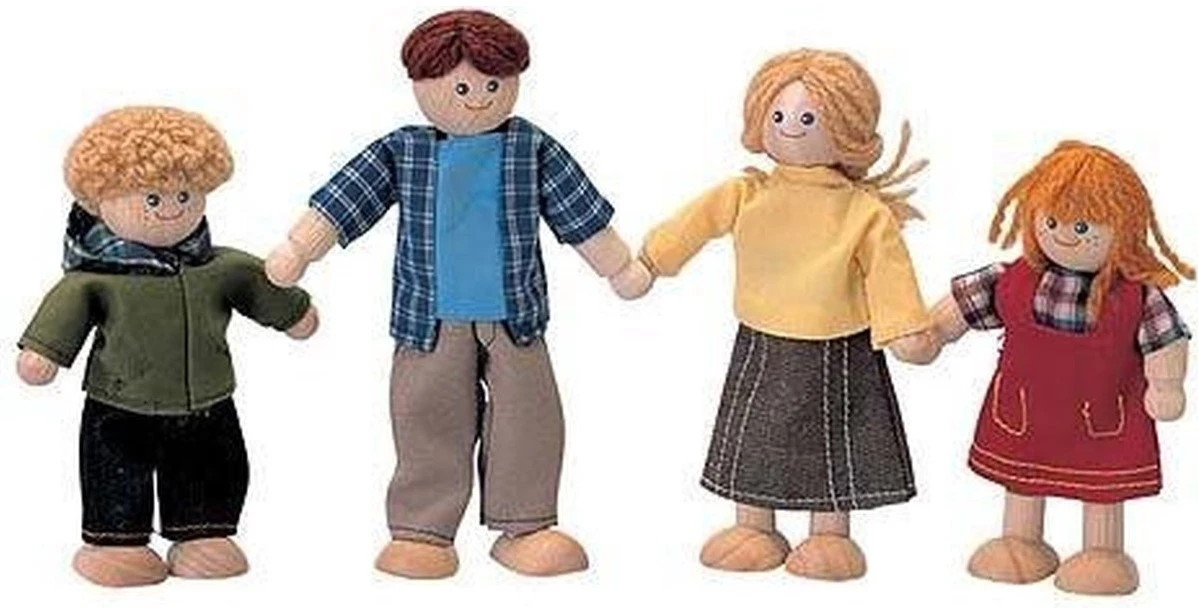 Plan Toys PlanToys Holzspielzeug Puppenfamilie – Bild 2