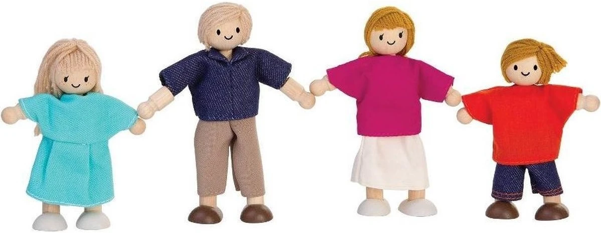 Plan Toys PlanToys Holzspielzeug Puppenfamilie